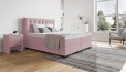 Boxspringbett Beatrix in Board Rosa