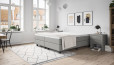 Boxspringbett Stuart 180x200 in Grau
