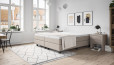 Boxspringbett Stuart 180x200 in Beige