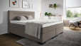 Boxspringbett Paul in Crush Taupe