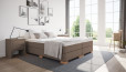 Boxspringbett Hugo in Board Taupe