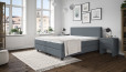 Boxspringbett Ted 180 x 200 in Blau
