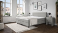 Boxspringbett Ted 180 x 200 in Grau