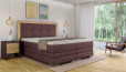Boxspringbett Astrid 200 x 200 cm Bull Winered