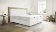 Boxspringbett Carlos 180 x 200 cm in Textil Cream