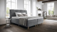 Boxspringbett Paula in Adore Dolphin