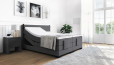 Boxspringbett Erik 160 x 200 cm in Board Dunkelgrau
