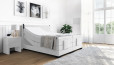 Boxspringbett Erik 160 x 200 cm in Board Zink