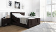 Boxspringbett Erik 160 x 200 cm in Board Dunkelbraun