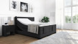 Boxspringbett Erik 160 x 200 cm in Board Anthrazit