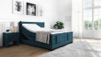 Boxspringbett Erik 200 x 200 cm in Board Petrol