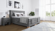 Boxspringbett Erik 180 x 200 cm in Challenger Grey