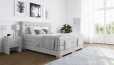 Boxspringbett Erik 180 x 200 cm in Challenger Lightgrey
