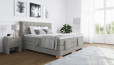 Boxspringbett Erik 180 x 200 cm in Challenger Steel