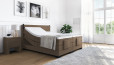 Boxspringbett Erik 200 x 200 cm in Golf Hellbraun