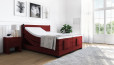 Boxspringbett Erik 160 x 200 cm in Golf Burgundy