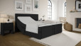 Mikrofeder Boxspringbett Gabriel 180 x 200 cm in Mine Graphite