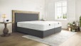 Boxspringbett Carlos 180 x 200 cm in Textil Grau