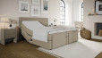 Mikrofeder Boxspringbett Gabriel 180 x 200 cm in Mine Sand