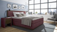 Boxspringbett Max 180 x 200 cm in Bull Winered