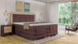 Boxspringbett Daniel in Bull Winered