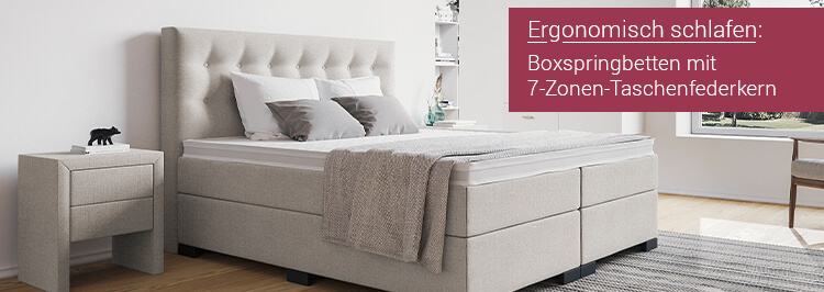 Boxspringbett mit Taschenfederkern