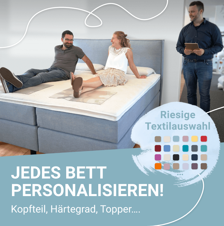 Boxspringbett personalisieren Boxspringbett personalisieren