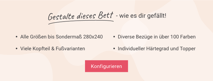 Boxspringbetten zum Selbstgestalten